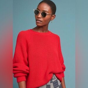 NWOT Mara Hoffman Avery Sweater in Red